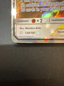 Eevee & Snorlax GX 120/181 Sm-Team Up Holo Near Mint Pokemon - Image 3