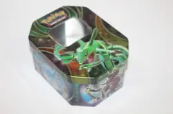 2015 Pokemon TCG Powers Beyond Rayquaza - Collectible EMPTY Tin Card Storage Box - Image 3
