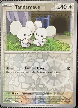 Tandemaus 154/182 SV04: Paradox Rift Reverse Holo - Pokemon Card - Image 1