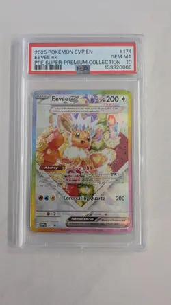 Eevee ex 174 SV Promo Cards PSA 10 Pokemon TCG PRE-super premium Collection - Image 1