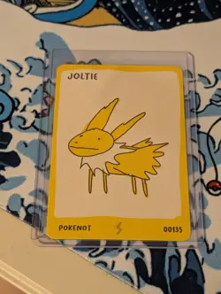 Pokenots 151 Jolteon Joltie 00135 Dysfunctional Passholders Pokemon Card NM - Image 1