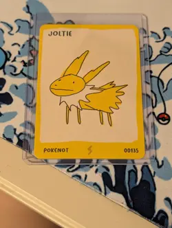 Pokenots 151 Jolteon Joltie 00135 Dysfunctional Passholders Pokemon Card NM - Image 3