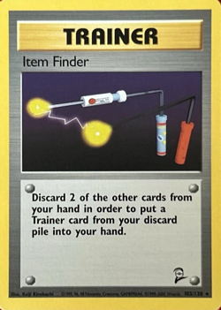 Pokemon TCG - Item Finder - Base Set 2 Unlimited - Common Card - 103/130 - Image 5
