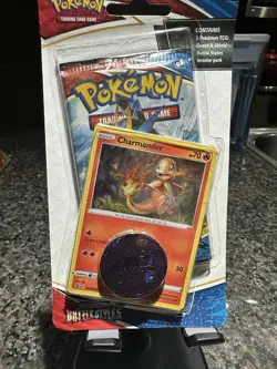 Pokemon Battle Styles Blister Packs Promo Card Coin Charmander + Arrokuda X2 New - Image 3