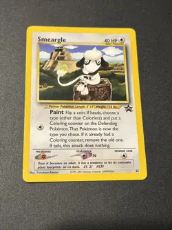 Smeargle Black Star Promo Rare #32 Pokemon Card WOTC NM/LP+ - Image 1