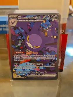 Pokemon TCG Team Rockets Crobat EX Sir 234/182 Destined Rivals NM Card - Image 1