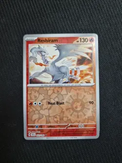 Reshiram - 022/142 - Reverse Holo - Uncommon - Stellar Crown - Pokemon Card - NM - Image 1