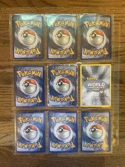 Lot of Heavily Played Vintage English Pokemon Cards - Image 2