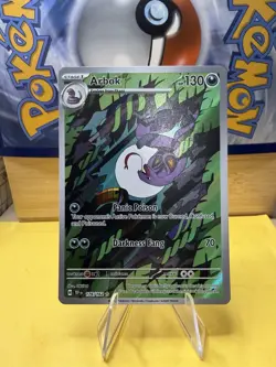 Pokemon Card - Arbok Temporal Forces 176/162 Holo Illustration Rare - Image 1