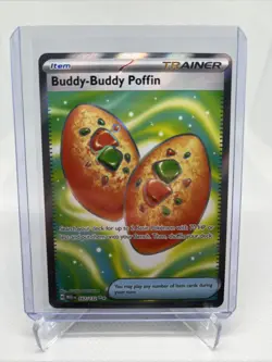 Buddy-Buddy Poffin 167/132 Mega Evolution Pokemon Card | NM - Image 1
