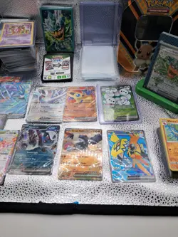 Pokemon Bundle, Rare Cards With Bulk, Mixed Sets. Tin, Sleeves And Top Loaders!! - Image 3
