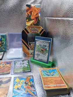 Pokemon Bundle, Rare Cards With Bulk, Mixed Sets. Tin, Sleeves And Top Loaders!! - Image 4