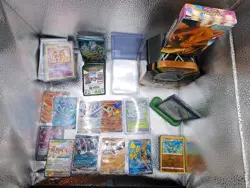 Pokemon Bundle, Rare Cards With Bulk, Mixed Sets. Tin, Sleeves And Top Loaders!! - Image 5