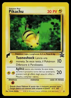 Pokemon Card - Pikachu 27 ITALIAN Pikachu World Collection Promo - Image 1