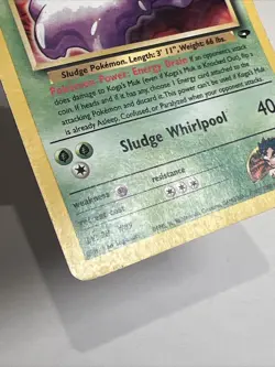DAMAGED Koga's Muk 26/132 Regular/Non-Holo Gym Challenge AUTHENTIC Pokemon Card - Image 5