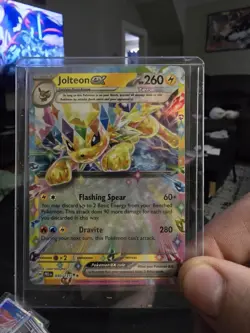 Pokemon TCG Jolteon EX Prismatic Evolutions Holo Double Rare Card 030/131 - Image 1