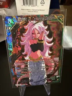 Dragon Ball Super Card Game Android 21 Ceaseless Despair SR Foil Card #bt20-143 - Image 1