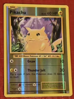 Pikachu XY Evolutions 35/108 REVERSE HOLO card 2016 Pokemon TCG Base set - Image 1