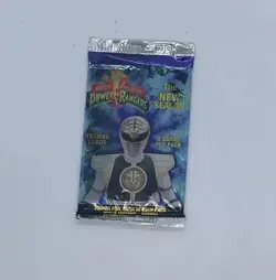 MIGHTY MORPHIN POWER RANGERS THE NEW SEASON TRADING CARDS 8 PACK 1994 - Image 3