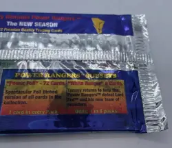 MIGHTY MORPHIN POWER RANGERS THE NEW SEASON TRADING CARDS 8 PACK 1994 - Image 5