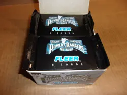 50 Pack Box Power Rangers the Movie 1995 Fleer Trading Cards Mighty Morphin Nice - Image 1