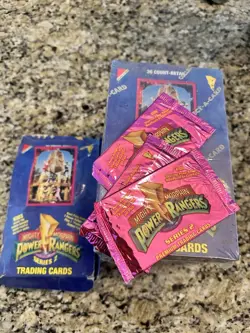 Mighty Morphin Power Rangers Series 2 Trading Cards 24 Pack Sealed Box X4 - Image 2