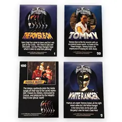 1995 Mighty Morphin Power Rangers The White Ranger Trading Cards - Image 2