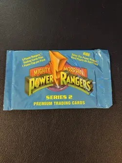 Mighty Morphin Power Rangers Series 2 Trading Cards Pack 1994 Sealed Vintage - Image 1