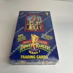 1994 Mighty Morphin Power Rangers Series 2 Trading Cards Box NEW FACTORY SEALED - Image 1