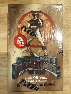 1995 Fleer Ultra Mighty Morphin Power Rangers The Movie Trading Cards Sealed Box - Image 1