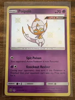 Poipole Hidden Fates: Shiny Vault Shiny Holo Rare SV19/SV94 Pokemon TCG - Image 1