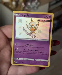 Pokemon TCG - Poipole - Hidden Fates SV19/SV94 Holo Shiny Vault Holo Rare NM - Image 1