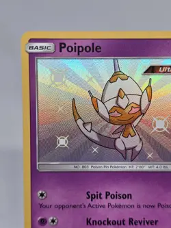 Pokemon TCG Poipole SHINY SV19/SV94 Hidden Fates Shiny Vault Holo Foil Rare - Image 2