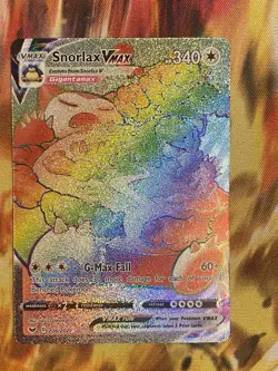 Snorlax VMAX (Secret) 206/202 Swsh01: Sword & Shield Holo - Pokemon Card NM+ - Image 1
