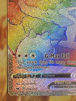 Snorlax VMAX (Secret) 206/202 Swsh01: Sword & Shield Holo - Pokemon Card NM+ - Image 5