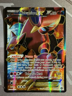 Pokemon Card Volcanion EX 107/114 Ultra Rare Full Art XY Steam Siege - Image 1