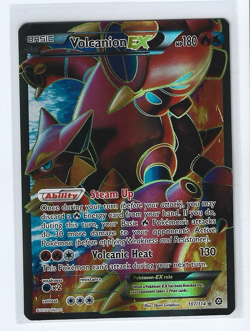 Pokemon Card Volcanion EX 107/114 Ultra Rare Full Art XY Steam Siege NM 107/114 - Image 1