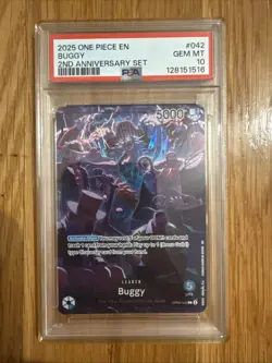 One Piece - Buggy (English Version 2nd Anniversary Set) PSA 10 - Image 1