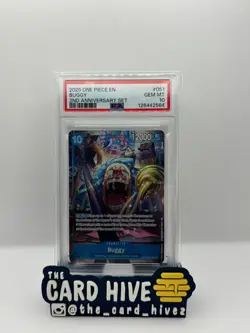 One Piece - Buggy (051) (English Version 2nd Anniversary Set) PSA 10 - Image 1