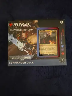 MTG: Warhammer 40k - The Ruinous Powers Commander Deck - New in Box Sealed - Image 1