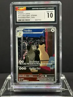 Persian 078/064 Sv: Shrouded Fable Holo Illustration Rare 2024 CGC 10 GEM MINT - Image 1