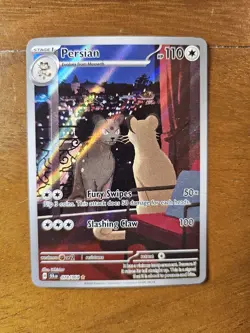Pokemon TCG Persian 078/064 Shrouded Fable Illustration Full Art Holo Rare - Image 1