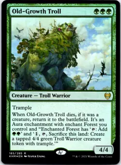Old-Growth Troll (Foil) Kaldheim, 185 NM - Image 1