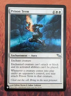 Prison Term #18/301 | Near Mint | The List Magic MTG - Image 1