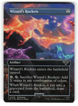 Wizard's Rockets (Borderless) #400 (NM) (Foil) LTR MTG Magic - Image 1