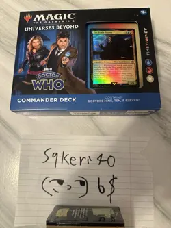Doctor Who Magic The Gathering Timey-Wimey Commander Deck Sealed New In Box - Image 1