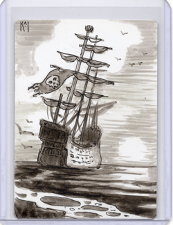 Dargo, the Shipwrecker Foil Signed Sketched Artist Proof MTG RARE - Image 2