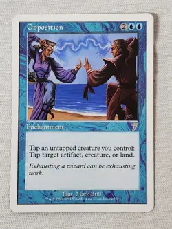 NM Opposition 7th Edition Mtg Magic the Gathering - Image 1