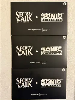 MTG Secret Lair x SONIC: Complete FOIL Set NEW SEALED SHIPS TODAY! - Image 1