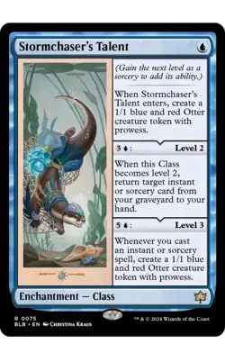 1x MTG Stormchaser's Talent - Bloomburrow Rare! NM Mint! - Image 1